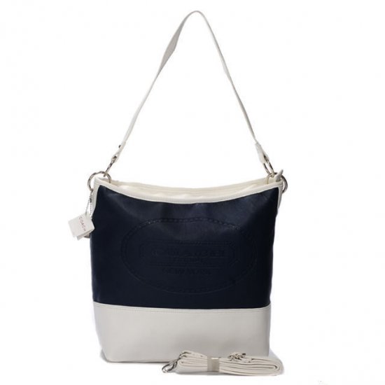 Coach Hamptons Medium Navy Shoulder Bags AYN Coach Hamptons Medium Navy Shoulder Bags AYN